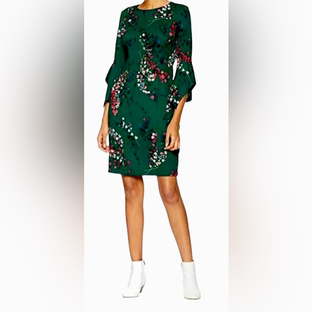 Taylor Green Floral Dress